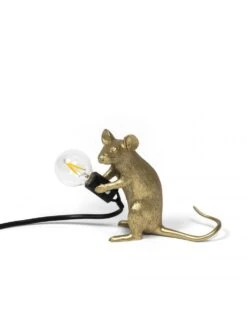 Seletti Mouse Lamp Mac - Goud 17 Seletti Mouse Lamp Mac - Goud -Huisverlichting seletti mouse lamp mac goud 5