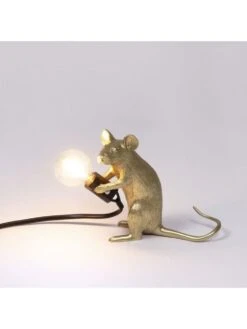 Seletti Mouse Lamp Mac - Goud 18 Seletti Mouse Lamp Mac - Goud -Huisverlichting seletti mouse lamp mac goud 6