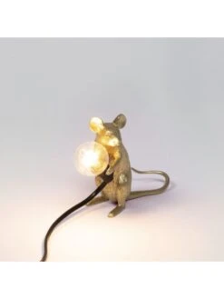 Seletti Mouse Lamp Mac - Goud 20 Seletti Mouse Lamp Mac - Goud -Huisverlichting seletti mouse lamp mac goud 8