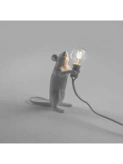 Seletti Mouse Lamp Standing - Wit 11 Seletti Mouse Lamp Standing - Wit -Huisverlichting seletti mouse lamp standing wit 2